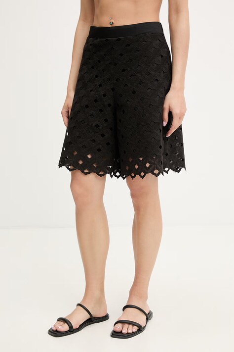 Max Mara Beachwear spodenki plażowe damskie UGUALE czarne 2616781039600