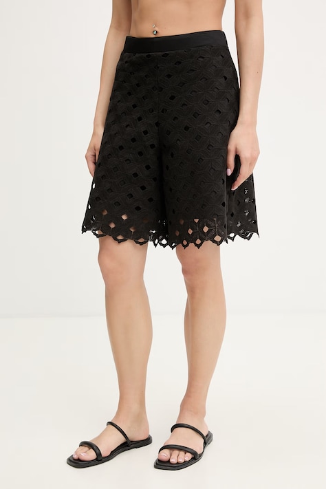 Max Mara Beachwear spodenki plażowe damskie UGUALE czarne 2616781039600