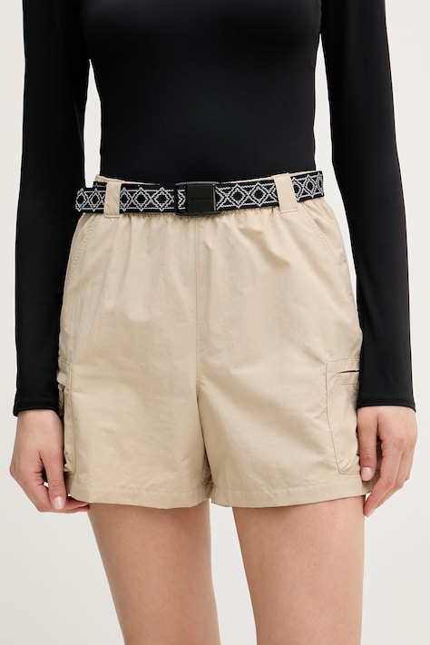 Columbia športové šortky dámske Sequoia Grove zelené high waist