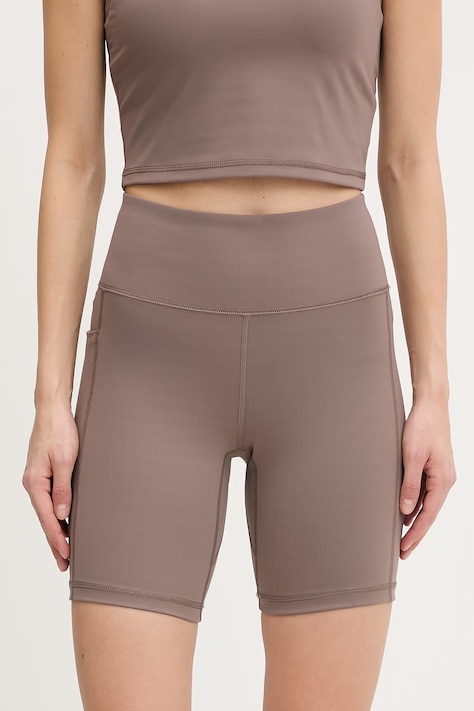 Columbia szorty sportowe damskie Loneridge brązowe regular waist 2155691