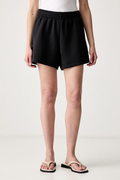 adidas szorty dresowe damskie czarne high waist JM3751