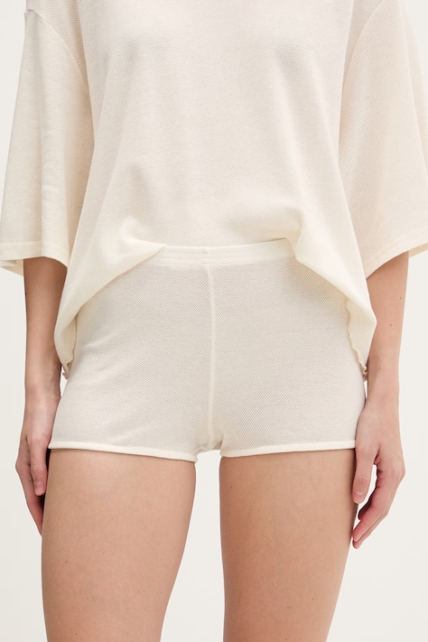 American Vintage pantaloncini da donna in cotone beige ATA00B