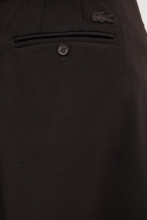 Lacoste шорти жіночі з вовною — SS26-SZD07R, коричневий — фото 5