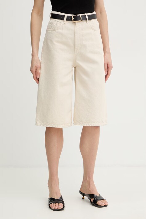 Trussardi szorty damskie jeansowe beżowe P4519100357N