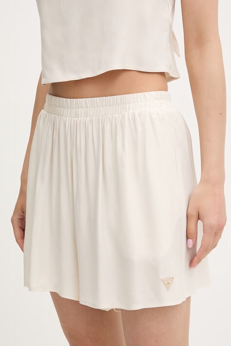 Guess плажни шорти дамски ZOE бежови E6GD11 WP232