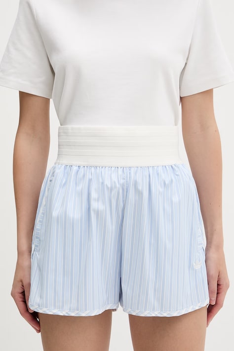 adidas Originals szorty damskie niebieskie high waist KE1075