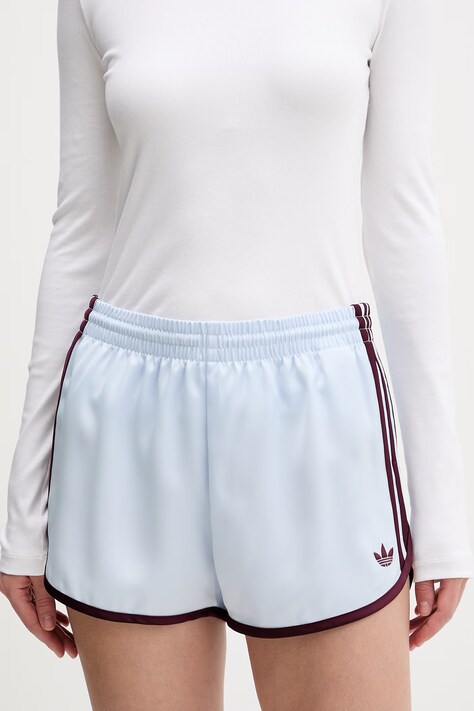 adidas Originals szorty damskie niebieskie regular waist KE7999