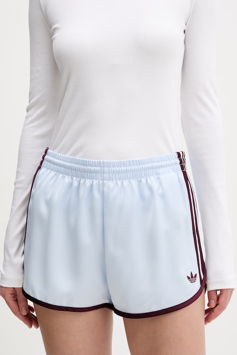 adidas Originals szorty damskie niebieskie regular waist KE7999