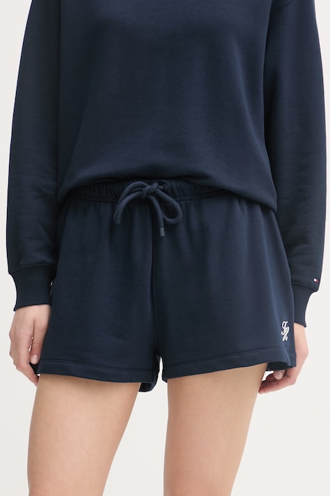 Tommy Hilfiger trenirka kratke hlače ženske mornarsko modre klasičen pas WW0WW48765