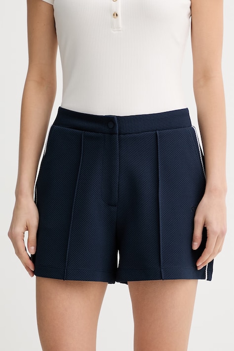 Guess szorty damskie SARAH granatowe high waist