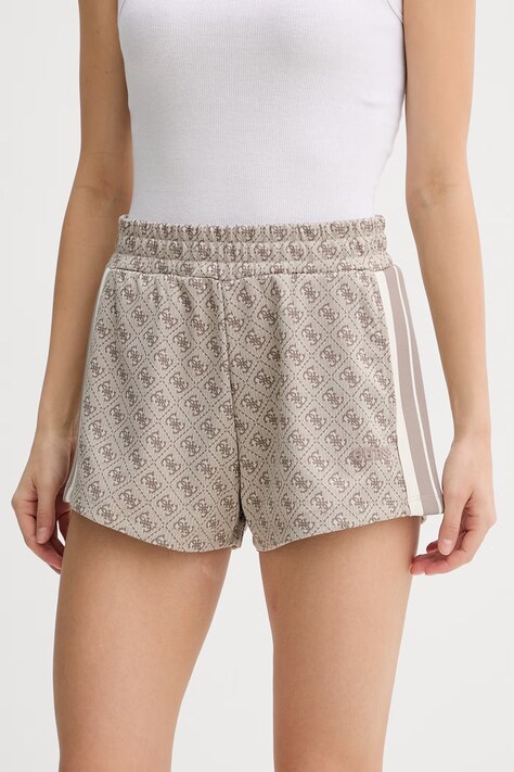 Guess σορτς Γυναικεία μπεζ ψηλή V6GD02 K2959