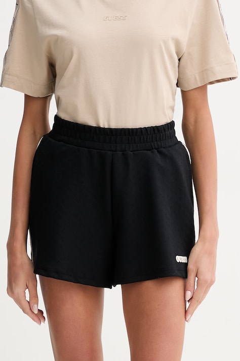 Guess szorty dresowe damskie CLARA czarne V6GD08 K3004