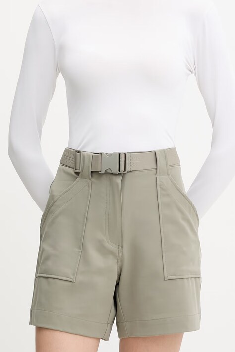 Guess šortky dámske NORTH SAILS zelené high waist W6GD01 W1415