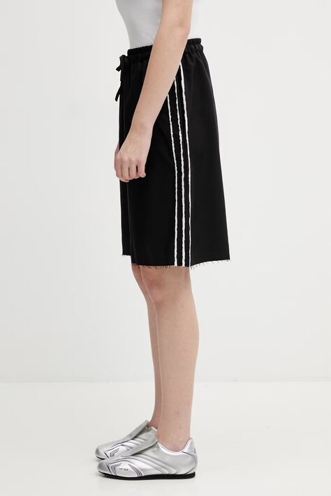 Y-3 szorty SU RC 3S SHRT damskie kolor czarny gładkie high waist KF1113