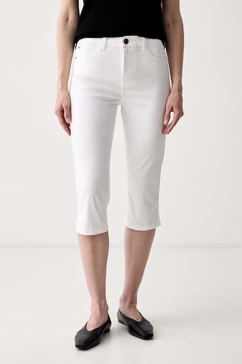 Guess női capri lyocellel CAROLYN fehér magas derék W6YB40 W5139