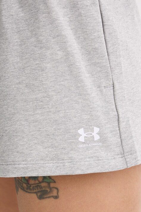 Under Armour трикотажні шорти жіночі Terry — SS26-SZD0GR, сірий — фото 4