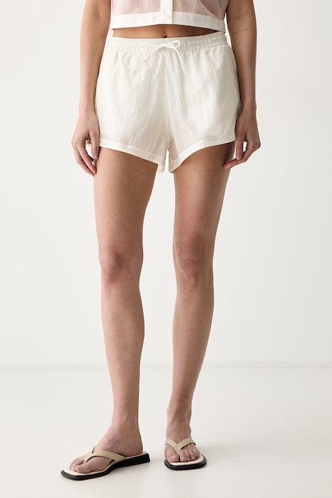 adidas Originals šortky dámské Santiago béžové high waist KD1388