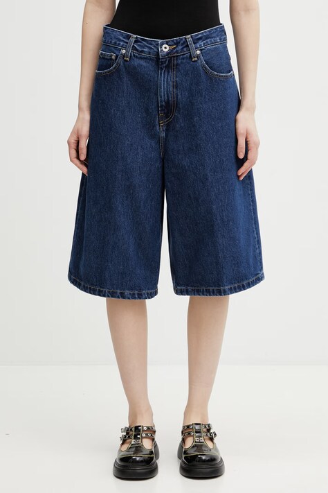 Carhartt WIP W' Belmont Short szorty jeansowe damskie niebieskie regular waist I036598.106