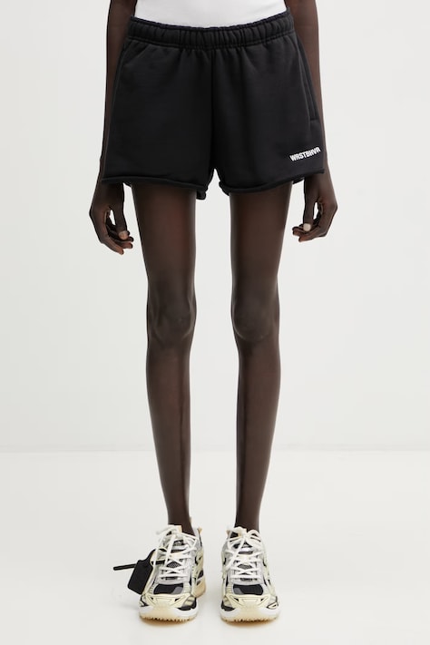 WRSTBHVR Itia pantaloni scurți de trening pentru femei negri high waist W9026TT.3444
