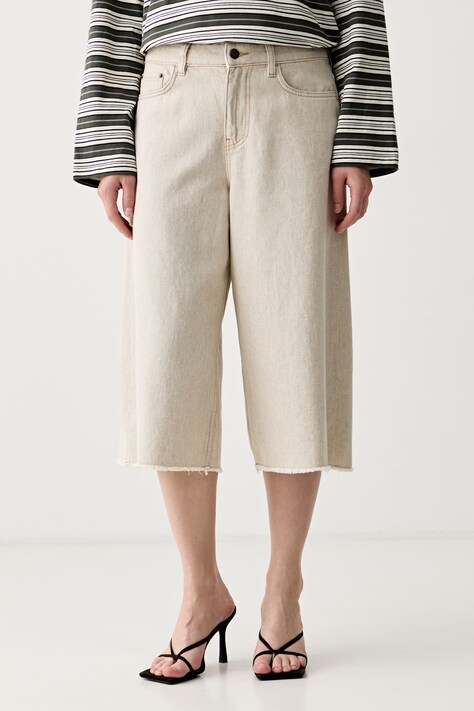 Sisley jeansy damskie beżowe 40HCLF08U
