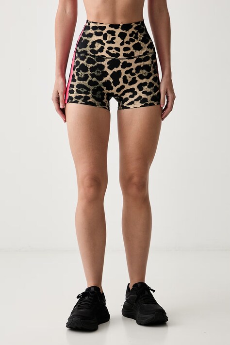 P.E Nation kolarki damskie Highgate beżowe high waist 262S107
