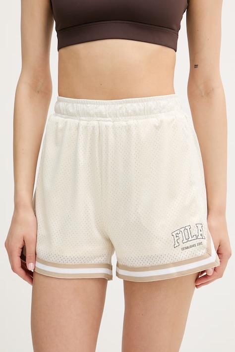 Fila αθλητικά σορτς γυναικεία VILLANOVA μπεζ ψηλά FAW1301