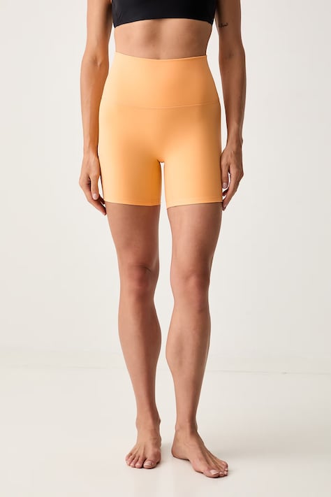 JOYINME szorty do jogi damskie pomarańczowe high waist movement.shorts