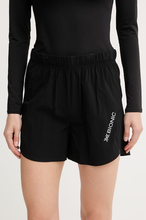 X-bionic szorty damskie COREFUSION RUN DISCOVER czarne regular waist R5AAS26W