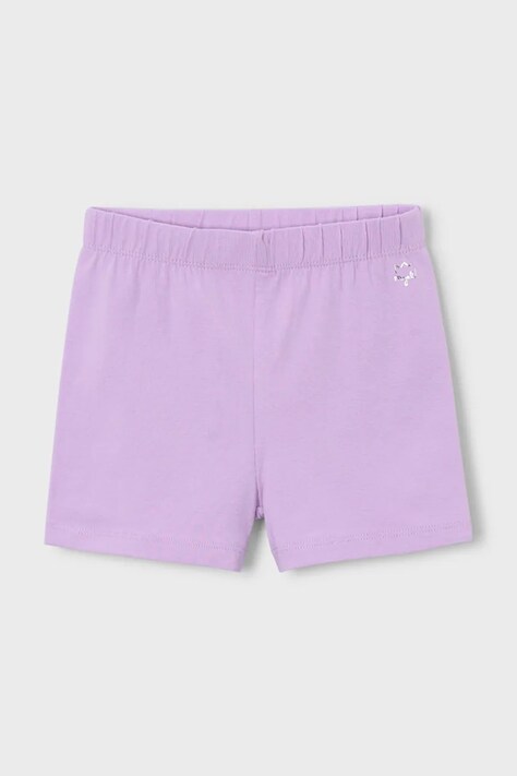 Mayoral szorty dziecięce kolor fioletowy gładkie 212