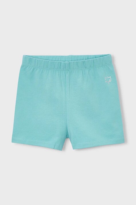 Mayoral szorty dziecięce kolor turkusowy gładkie 212