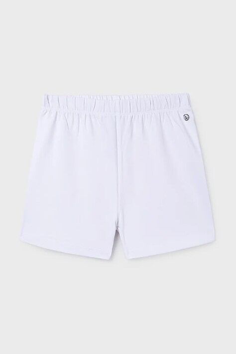 Mayoral szorty dziecięce kolor biały gładkie 214