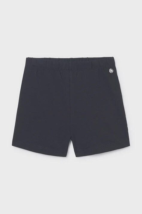 Mayoral szorty dziecięce kolor czarny gładkie 214