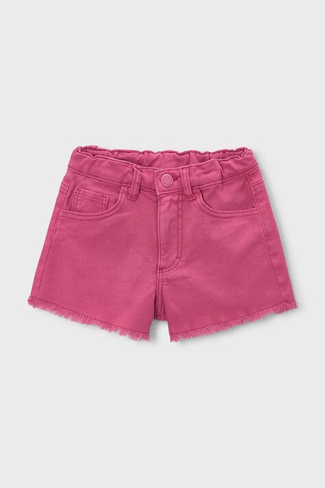 Mayoral szorty dziecięce kolor różowy gładkie 234