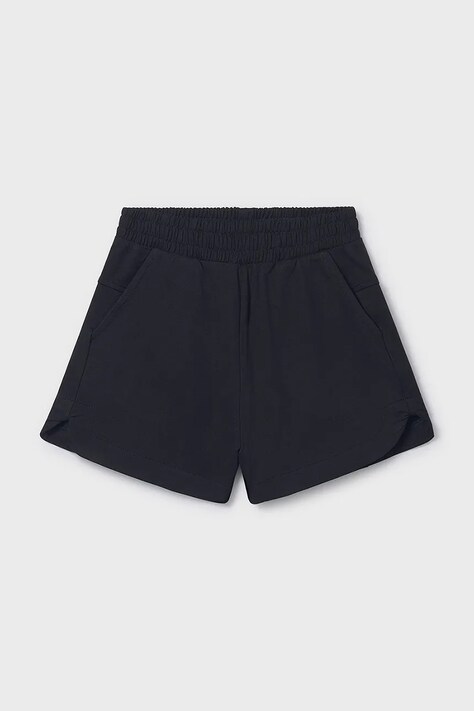 Mayoral szorty dziecięce kolor czarny gładkie 272