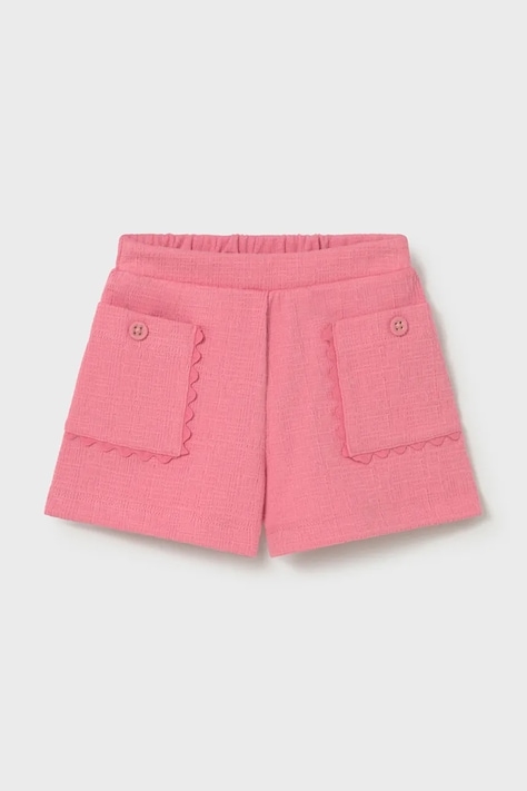 Dječje kratke hlače Mayoral boja: ružičasta, bez uzorka, podesivi struk, 1201