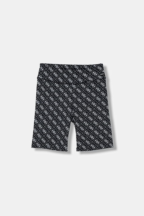 Guess szorty dziecięce kolor czarny wzorzyste J6RD02 MC01P