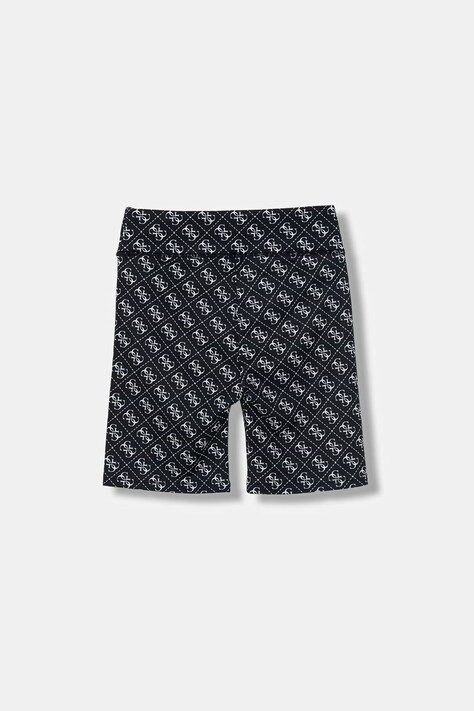 Guess szorty dziecięce kolor czarny wzorzyste J6RD02 MC01P