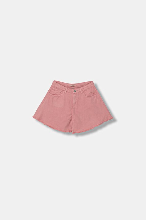 Детски къси панталони Guess в розово с изчистен дизайн J6RD11 WH1T0