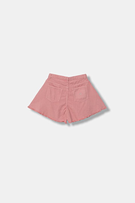 Guess szorty dziecięce kolor różowy gładkie J6RD11 WH1T0