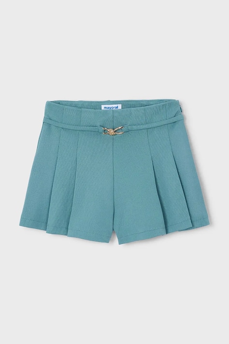 Mayoral pantaloni scurți copii culoarea verde, uni, 3220