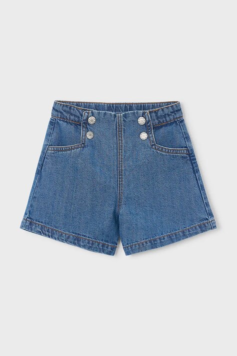 Mayoral szorty jeansowe dziecięce kolor niebieski gładkie 3224