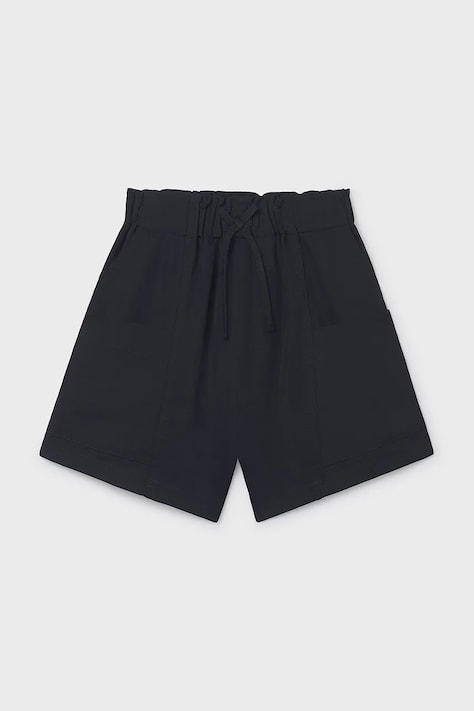 Detské krátke nohavice Mayoral čierna farba, jednofarebné, 6203
