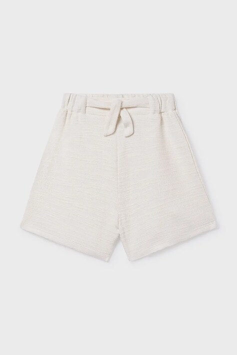 Mayoral szorty dziecięce kolor biały gładkie 6206