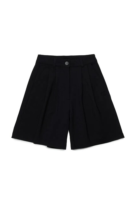Diesel szorty z wiskozą dziecięce PALLYN SHORTS kolor czarny gładkie J02674