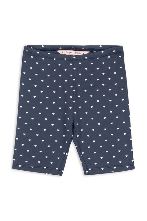 Konges Sløjd szorty bawełniane dziecięce CLASSIC SHORT LEGGINGS GOTS kolor granatowy wzorzyste KS104733