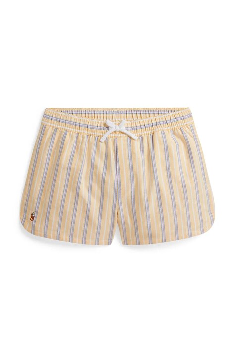 Polo Ralph Lauren szorty dziecięce bawełniane żółte regular waist 313A11732001