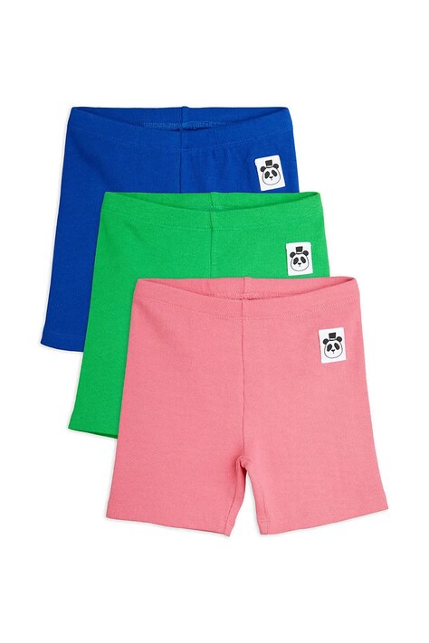 Mini Rodini šortky detské s bavlnou tmavomodré regular waist 11000343