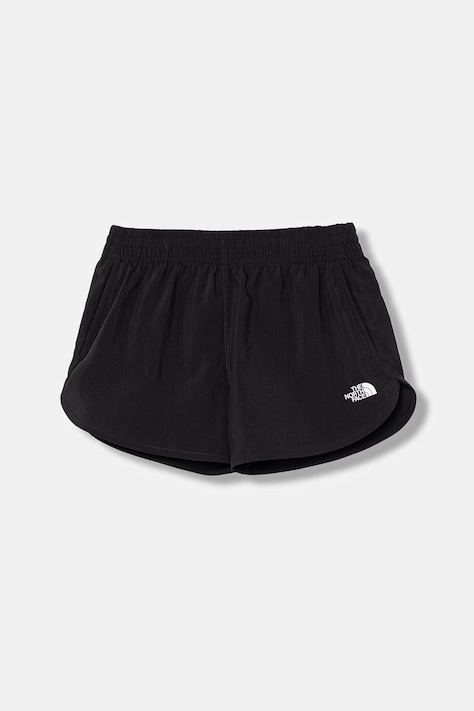 The North Face szorty dziecięce G FLEX WOVEN SHORT czarne regular waist NF0A8F97JK31