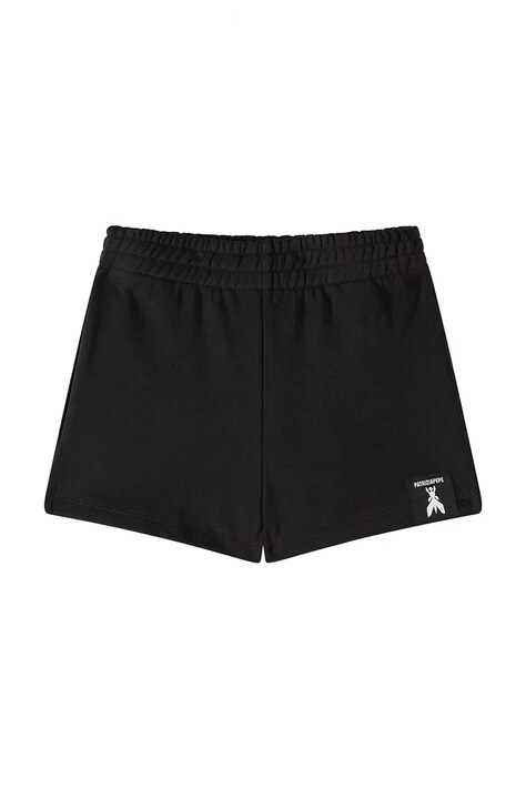 Patrizia Pepe szorty dziecięce bawełniane J409 czarne 7P0346