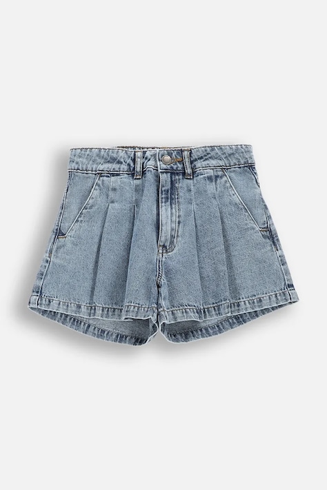 Coccodrillo Kratke hlače otroške bombažne modre klasičen pas